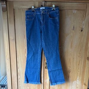 Sonia Rykiel Blue Flare Cropped Jeans